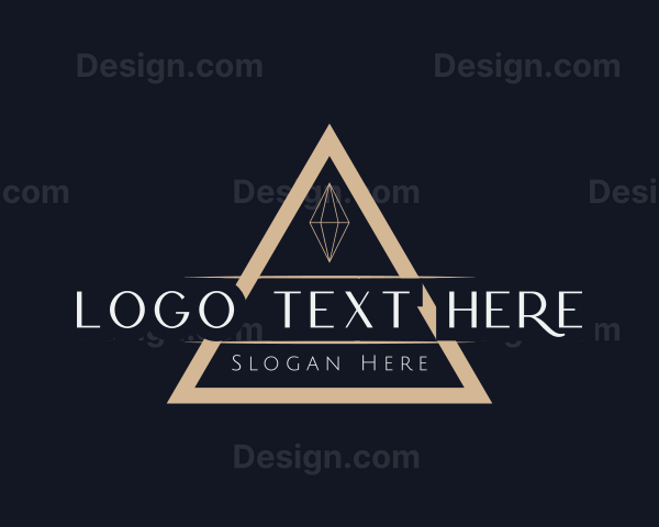 Triangle Diamond Jewelry Logo