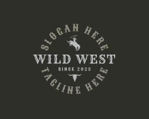 Western Rodeo Cowboy logo