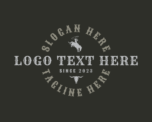 Rodeo logo example 1