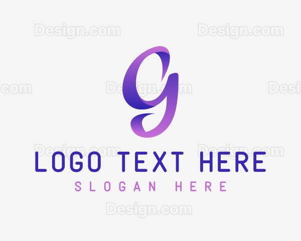 Generic Elegant Ribbon Letter G Logo