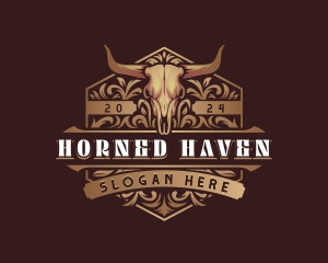 Bull Horn Ranch logo design