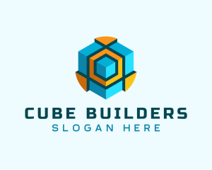 3d Cube Technology logo design