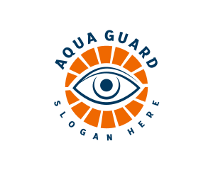 Eye Scan Security logo design