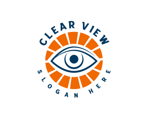 Eye Scan Security logo design