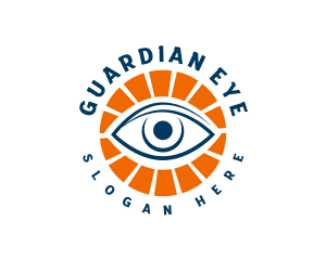 Eye Scan Security logo design