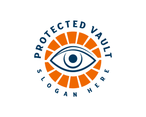 Eye Scan Security logo design