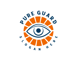 Eye Scan Security logo design