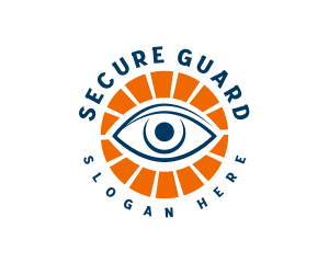 Eye Scan Security logo design