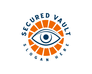 Eye Scan Security logo design