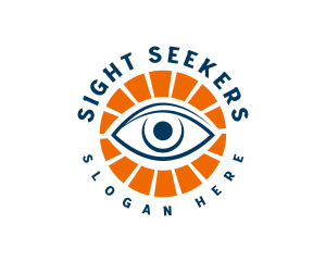 Eye Scan Security logo design