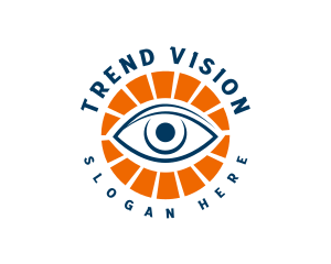 Eye Scan Security logo design