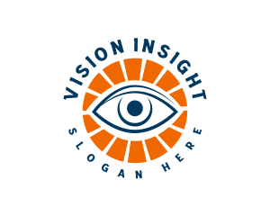 Eye Scan Security logo design