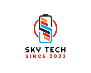 Tech Battery Power logo design