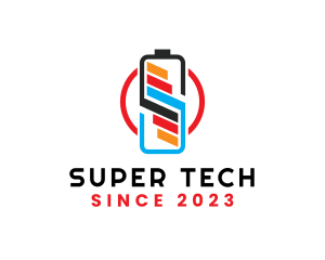 Tech Battery Power logo design