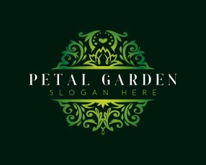 Royal Gardening Shield logo design