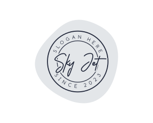 Elegant Beauty Stamp Logo