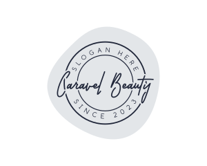 Elegant Beauty Stamp logo design