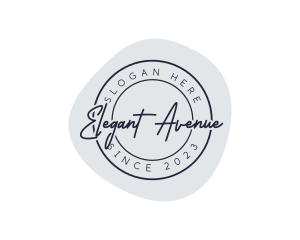 Elegant Beauty Stamp logo design