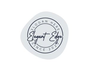 Elegant Beauty Stamp logo design