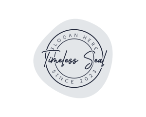 Elegant Beauty Stamp logo design