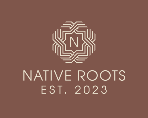 Native Textile Pattern logo design