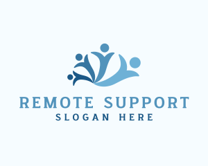 Human Social Support Group logo design