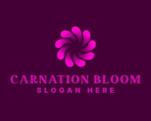 Abstract Swirl Wellness Spa logo design