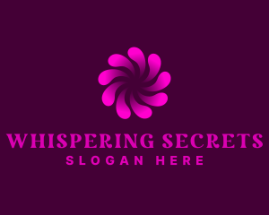 Abstract Swirl Wellness Spa logo design