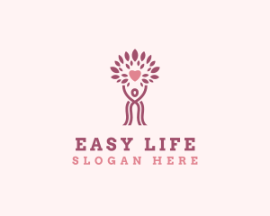 Wellness Woman Tree logo design