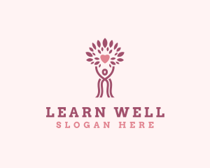 Wellness Woman Tree logo design