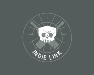 Skull Drink Bottle logo