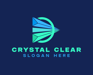 Crystal Media Player logo design