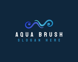 Ocean Wave Current logo design