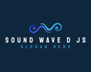 Ocean Wave Current logo design