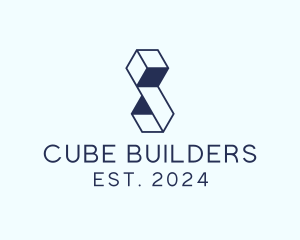 Database Storage Cube logo design