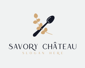 Spoon Leaf Catering logo design