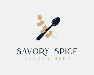 Spoon Leaf Catering logo design