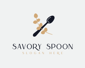 Spoon Leaf Catering logo design