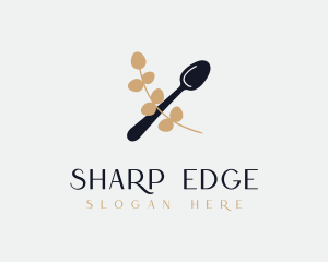 Spoon Leaf Catering logo design