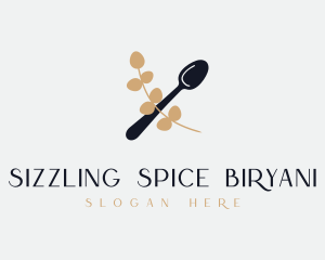 Spoon Leaf Catering logo design