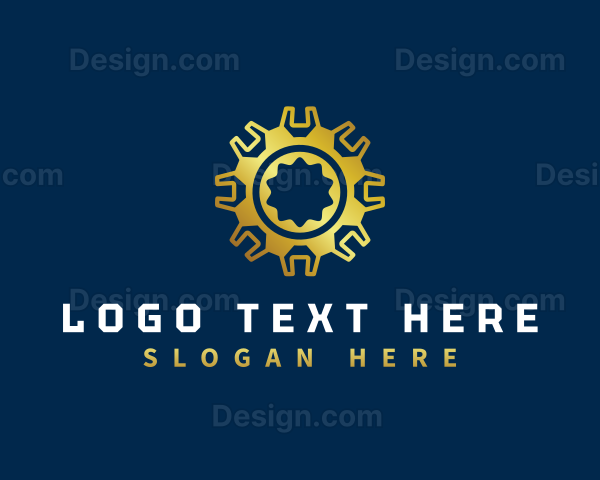 Mechanical Gear Wrench Logo