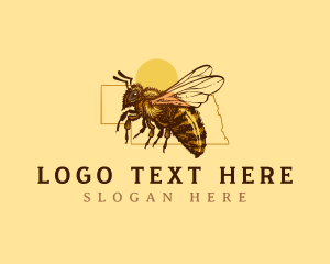 Honeybee Nebraska Apiary  logo