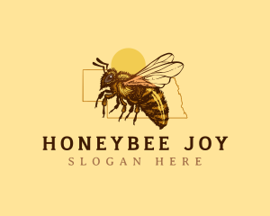 Honeybee Nebraska Apiary  logo