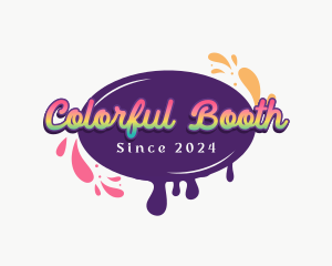 Colorful Paint Splash logo design