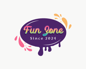 Colorful Paint Splash logo design