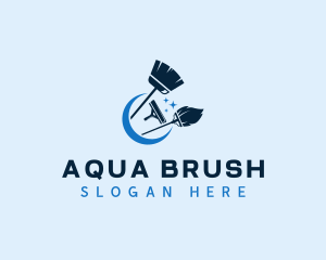 Cleaning Tool Sanitation logo design