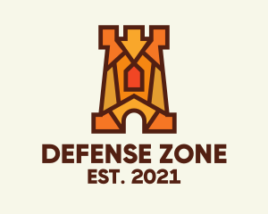 Fortress Defense Gaming  logo design