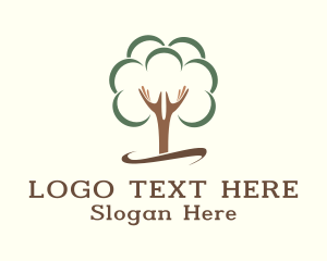 Tree Planting Hands  logo