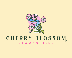 Blossom Michigan Flower logo design