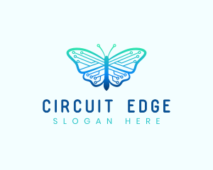 Circuit Tech Butterfly logo